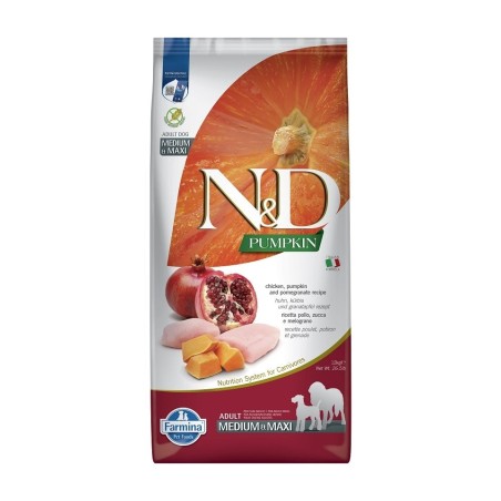 FARMINA N&amp,D Pumpkin Chicken &amp, Pomegranate Adult Medium &amp, Maxi 12 kg