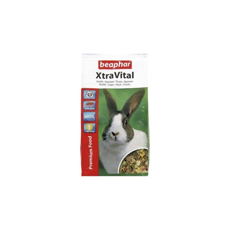BEAPHAR XtraVital Rabbit Kaninchenfutter 1 kg