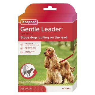 BEAPHAR Gentle Leader M Uzda Kragen Medium Rot