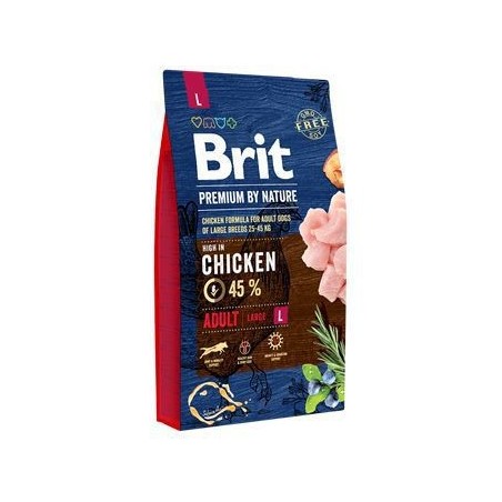 BRIT Premium By Nature Adult Large L 8 kg