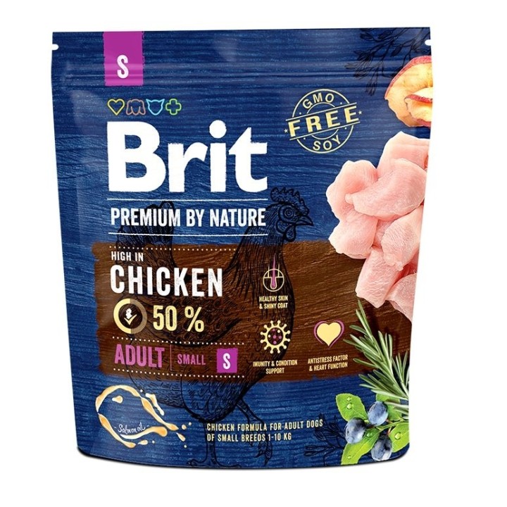 BRIT Premium By Nature Adult Small S 1 kg