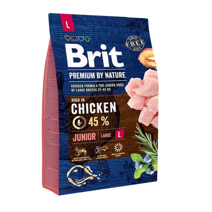BRIT Premium By Nature Junior Large L 3 kg