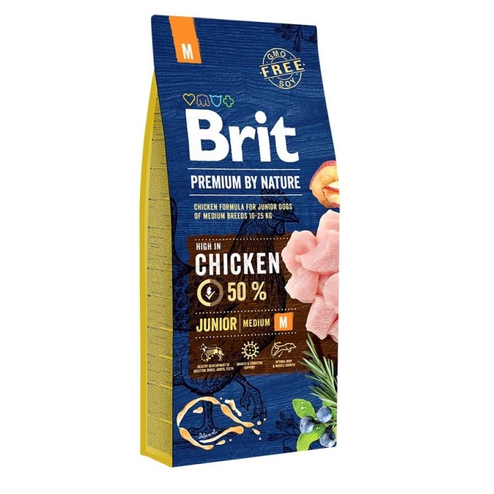 BRIT Premium By Nature Junior Medium M 15 kg