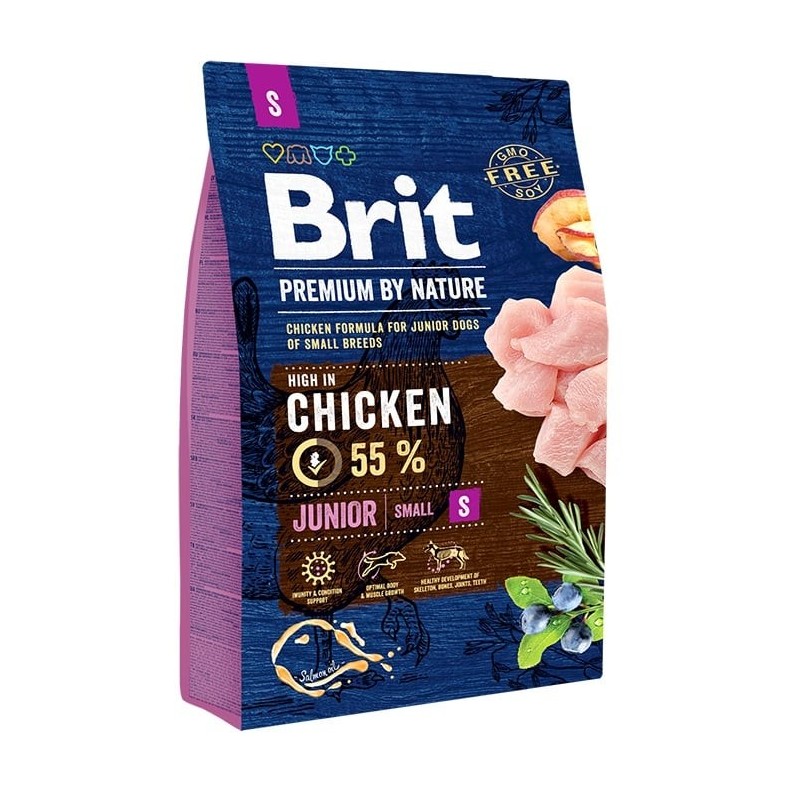 BRIT Premium By Nature Junior Small S 3 kg