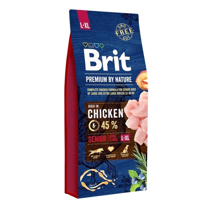 BRIT Premium By Nature Senior Large Extra Large L+XL 15 kg