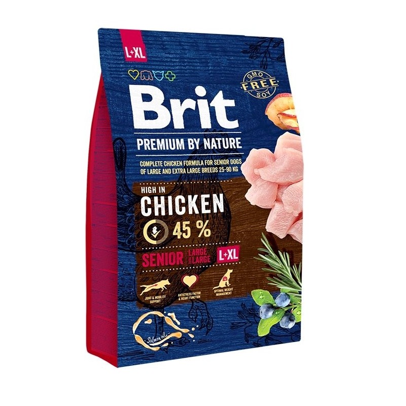 BRIT Premium By Nature Senior Large Extra Large L+XL 3 kg