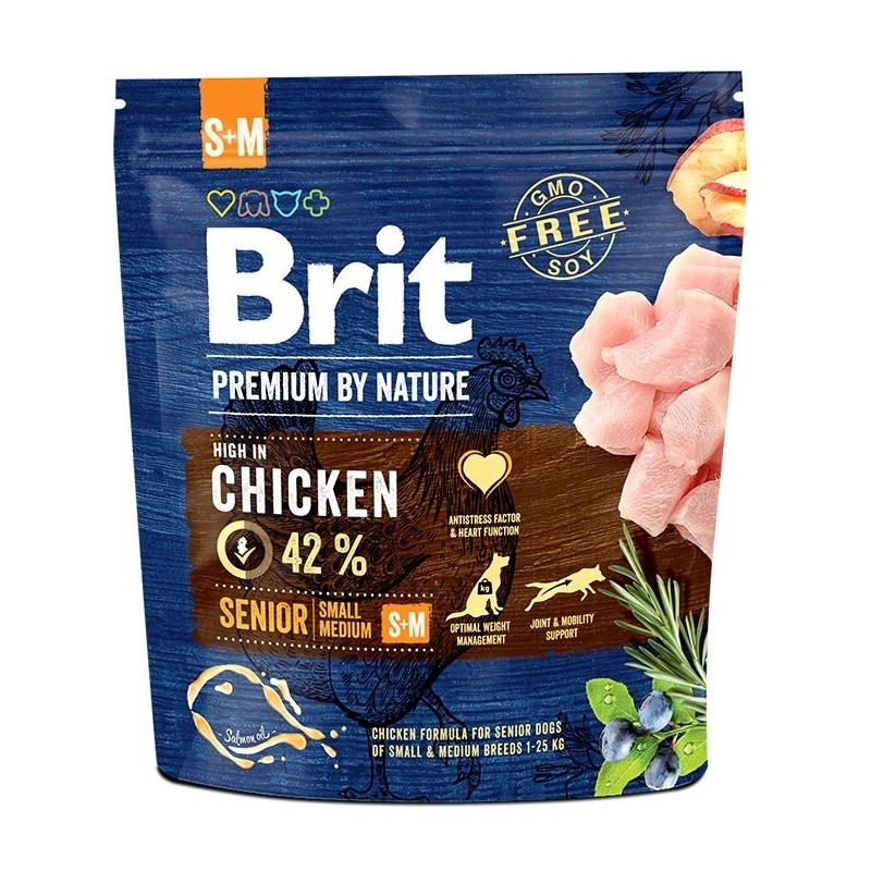 BRIT Premium By Nature Senior Small Medium S+M 1 kg