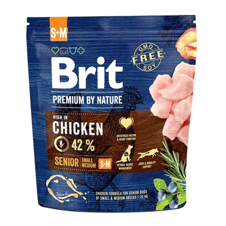 BRIT Premium By Nature Senior Small Medium S+M 1 kg