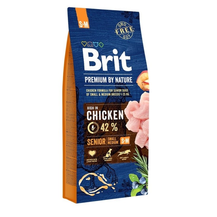 BRIT Premium By Nature Senior Small Medium S+M 15 kg
