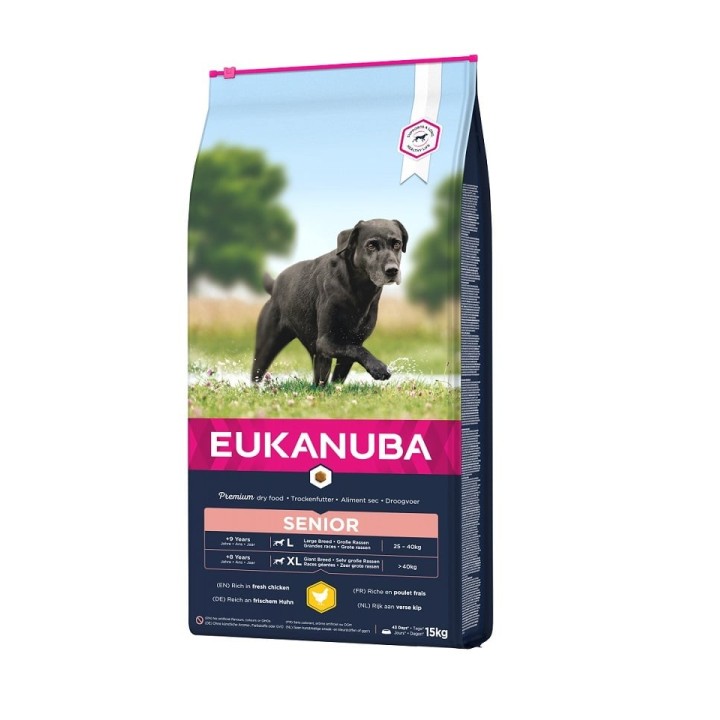 EUKANUBA Caring Senior Large Breed Chicken 15kg