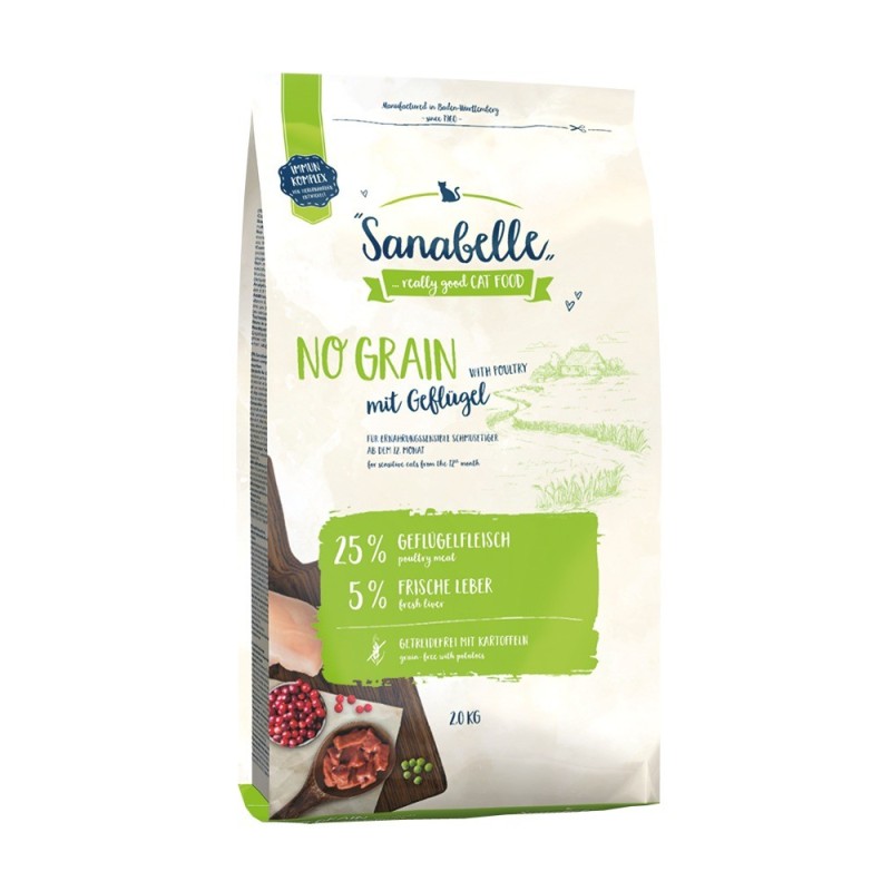 SANABELLE No Grain mit Geflügel 2 kg