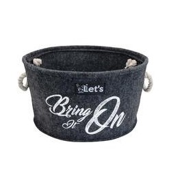 Schecker - Hundespielzeug Korb "Let's Bring It On" [Anthrazit]