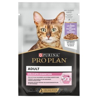 PURINA PRO PLAN Cat Adult Delicate Digestion 6 x 85 g - Truthahn