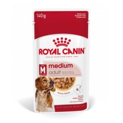 ROYAL CANIN MEDIUM ADULT Nassfutter für mittelgroße Hunde 10 x 140 g