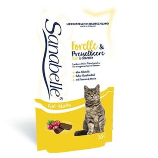 SANABELLE Sticks Forelle &amp, Preiselbeere 55 g