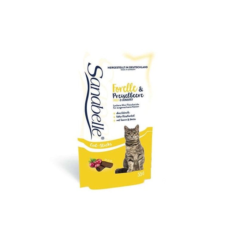 SANABELLE Sticks Forelle &amp, Preiselbeere 55 g