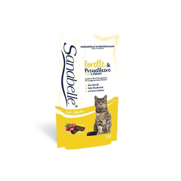 SANABELLE Sticks Forelle &amp, Preiselbeere 55 g