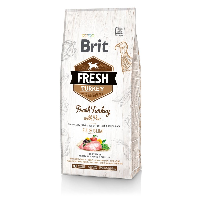 BRIT Fresh turkey with pea light fit &amp, slim 2,5 kg