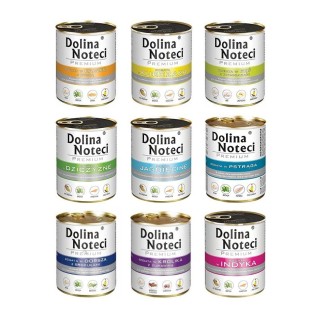DOLINA NOTECI Gemischte Geschmacksrichtungen für Hunde 800 g x 27 Stück