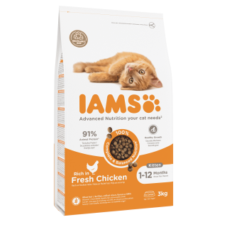 IAMS for Vitality Kitten mit frischem Hühnerfleisch 3 kg