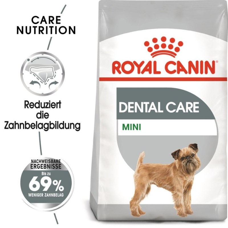 ROYAL CANIN DENTAL CARE MINI Trockenfutter für kleine Hunde mit empfindlichen Zähnen 8 kg