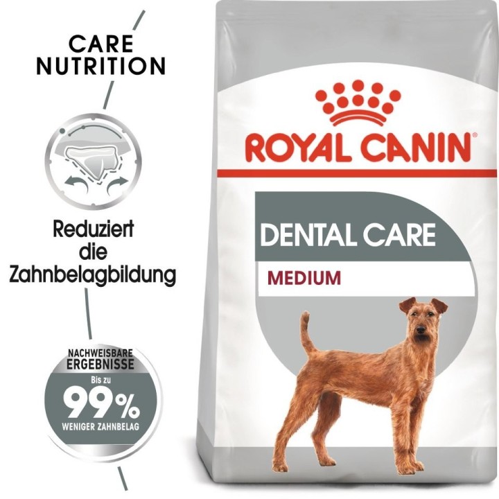 ROYAL CANIN DENTAL CARE MEDIUM Trockenfutter für mittelgroße Hunde mit empfindlichen Zähnen 3 kg