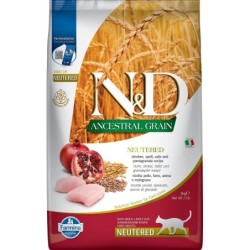 FARMINA N&amp,D Low Ancestral Grain Codfish &amp, Orange Adult Cat 5 kg