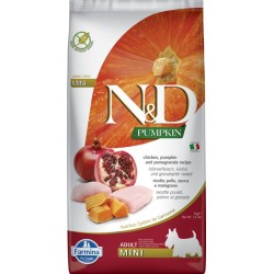 FARMINA N&amp,D Pumpkin Chicken &amp, Pomegranate Adult MINI 7 kg