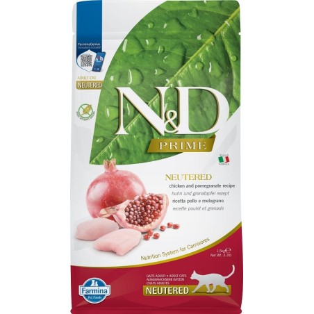 FARMINA N&amp,D Cat Chicken &amp, Pomegranate NEUTERED Adult 1.5 kg