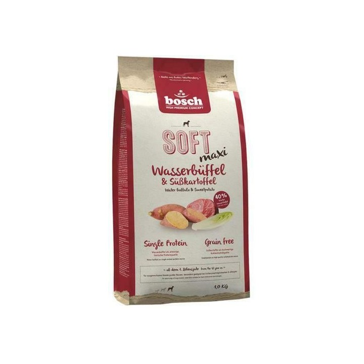 BOSCH Soft Maxi Wasserbüffel &amp, Süßkartoffel 1 kg