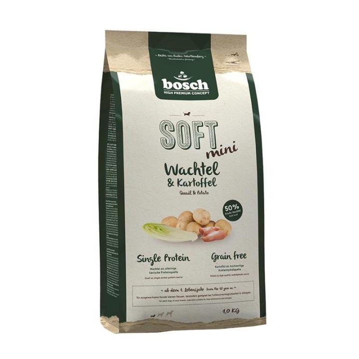 BOSCH SOFT Mini Wachtel &amp, Kartoffel 1 kg