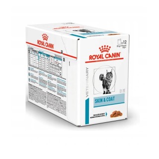 ROYAL CANIN Skin &amp, Coat Diät-Alleinfuttermittel für ausgewachsene Katzen 12 x 85 g