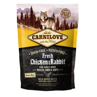 CARNILOVE Fresh Chicken &amp, Rabbit Hundefutter 1,5 kg