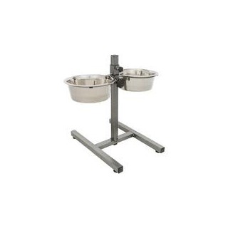 Trixie - Höhenverstellbares Futterset [2 x 1,8l]