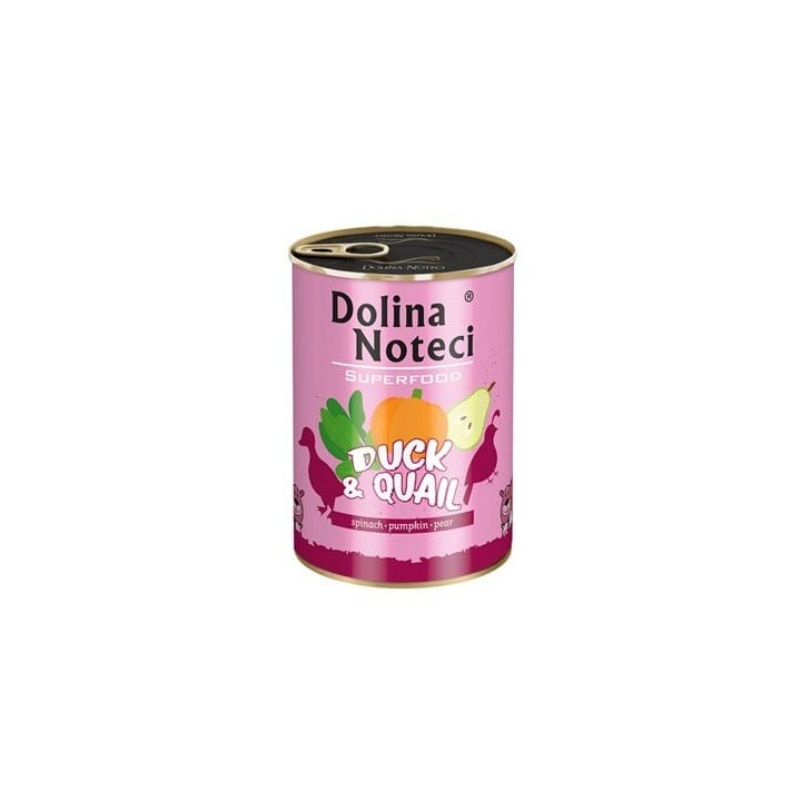 DOLINA NOTECI Premium SuperFood mit Ente und Wachtel 400 g