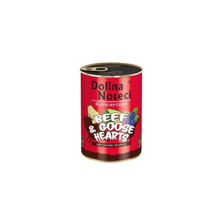 DOLINA NOTECI Premium SuperFood Rinder- und Gänseherz 400 g
