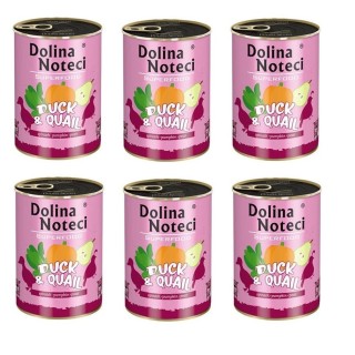 DOLINA NOTECI Premium SuperFood mit Ente und Wachtel 6 x 400 g