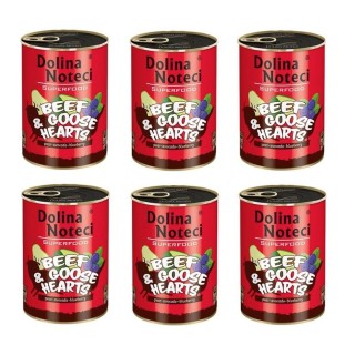 DOLINA NOTECI Premium SuperFood Rinder- und Gänseherz 6 x 400 g