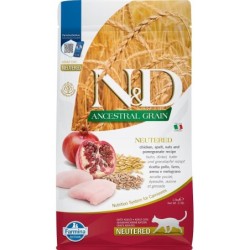 FARMINA N&amp,D Low Ancestral Grain Codfish &amp, Orange Adult Cat 1.5 kg