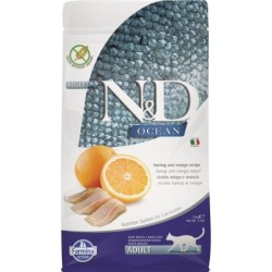 FARMINA N&amp,D Ocean Herring &amp, Orange Adult Cat 1,5 kg