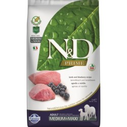 FARMINA N&amp,D Prime Dog Adult Medium &amp, Maxi Lamb &amp, Blueberry 2,5 kg