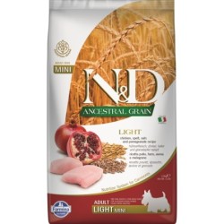 FARMINA N&amp,D Ancestral Grain dog light chicken, spelt, oats and oragne 2,5 kg