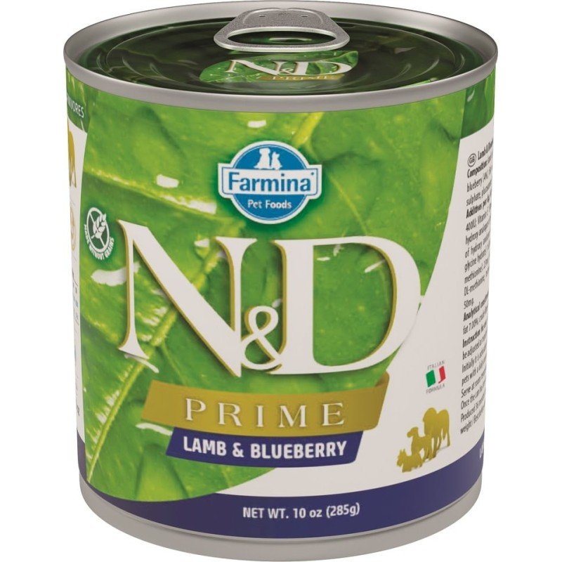 FARMINA N&amp,D LAMM &amp, HEIDELBEERE ADULT NASSFUTTER 285g