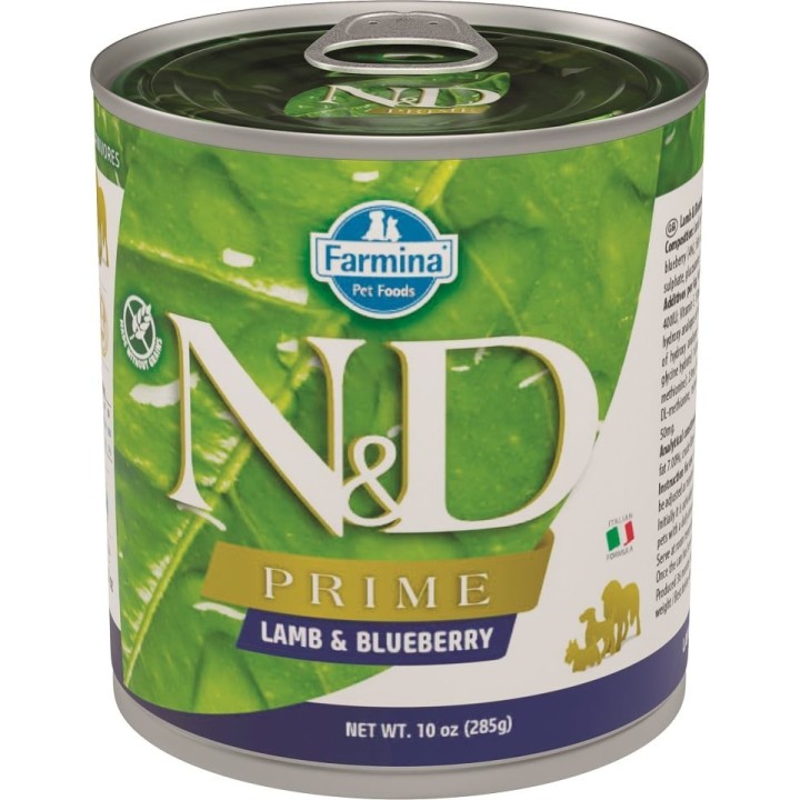 FARMINA N&amp,D LAMM &amp, HEIDELBEERE ADULT NASSFUTTER 285g