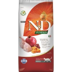 FARMINA N&amp,D Pumpkin Wachtel, Kürbis &amp, Granatapfel für kastrierte Katzen Adult 5 kg
