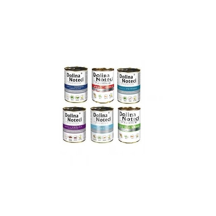 DOLINA NOTECI Gemischte Geschmacksrichtungen ohne Geflügel 400 g x 30 Stück