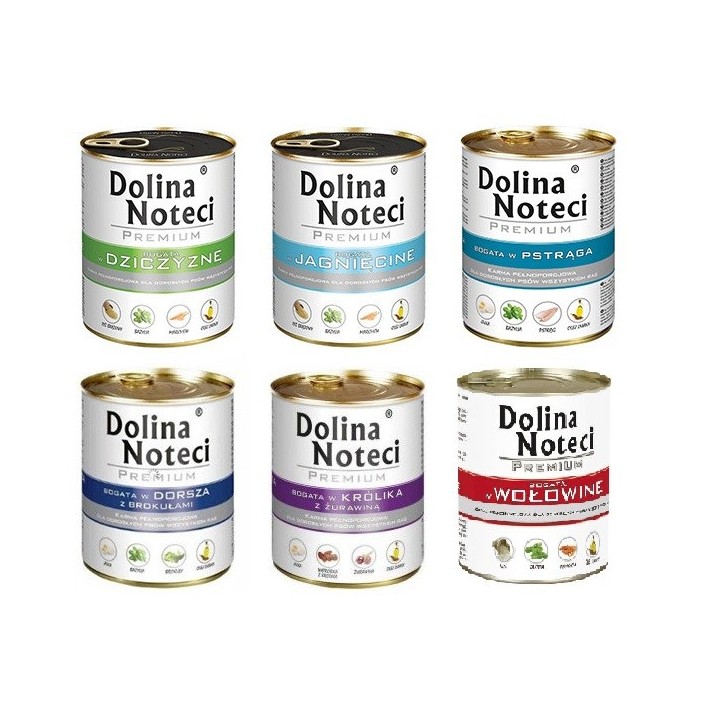 DOLINA NOTECI Gemischte Geschmacksrichtungen ohne Geflügel 800 g x 30 Stück