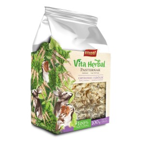 VITAPOL VITAHERBAL Kräutergemüsesnack für Nager und Kaninchen 100 g