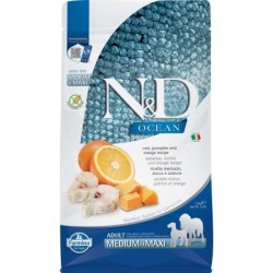 FARMINA N&amp,D Ocean dog codfish, pumpkin, orange Adult medium &amp, maxi 2,5 kg