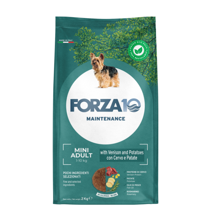 FORZA 10 Mini Adult Maintenance mit Hirsch und Kartoffeln 2 kg